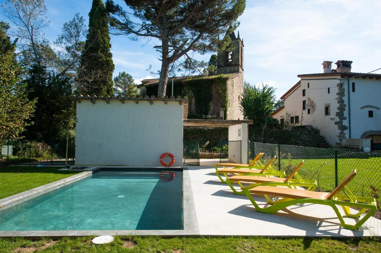 B&B La Rectoria De Sant Miquel De Pineda Sant Feliu De Pallerols Bagian luar foto